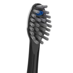 img 2 attached to 🪥 Waterpik Sonic-Fusion Flossing Toothbrush SFFB-2EB Replacement Brush Heads, Full Size, 2 Count - Black