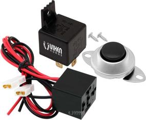 img 4 attached to 🔊 Высокопроизводительные рога Vixen с реле 4-PIN 40A/12V с предварительно подключенным разъемом и моментальной кнопкой/переключателем рога - VXA7902