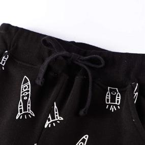 img 3 attached to 👶 Toddler Sweatpants Boys' Clothing - Cartoon Printed Trousers for Pants