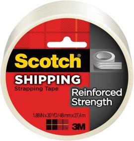 img 1 attached to Scotch Reinforced Strapping 1 88 Inch 8950 30: Superior Durability and Strength