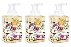 img 3 attached to 🌸 Michel Design Works Magnolia Foaming Hand Soap 17.8-Ounce (3-Pack): Luxurious, Gentle Cleansing for Soft, Scented Hands