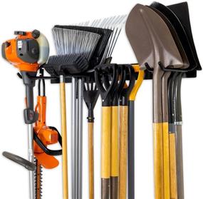 img 4 attached to 🧹 StoreYourBoard BLAT Tool Storage Rack: Garage Wall Mount for Garden Equipment, Yard Tools, Shovels, Rakes, Brooms, Trimmers, Hoses, and More