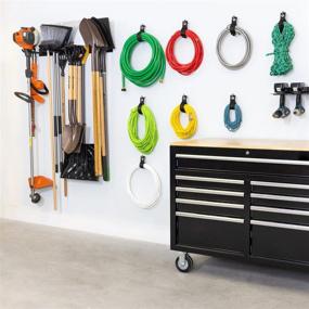 img 3 attached to 🧹 StoreYourBoard BLAT Tool Storage Rack: Garage Wall Mount for Garden Equipment, Yard Tools, Shovels, Rakes, Brooms, Trimmers, Hoses, and More