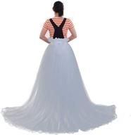 👗 5-layer overlay detachable wedding birthday women's clothing and skirts logo