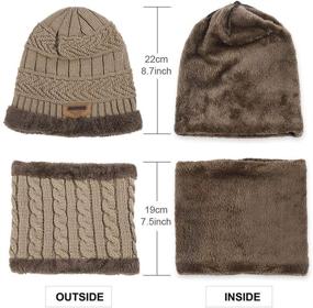 img 1 attached to 🧢 Stay Warm and Stylish with XYIYI Winter Fleece Lining Beanie: Boys' Accessories in Hats & Caps