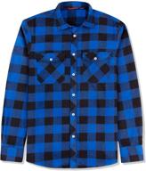 j ver boys' flannel button shirts sleeve tops, tees & shirts in clothing logo