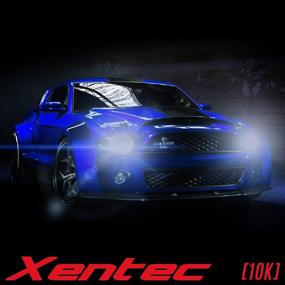 img 2 attached to 🔵 Xentec H1 10000K HID Xenon Bulb Bundle: 2 Pairs + 35W Digital Slim Ballast (Ocean Blue)