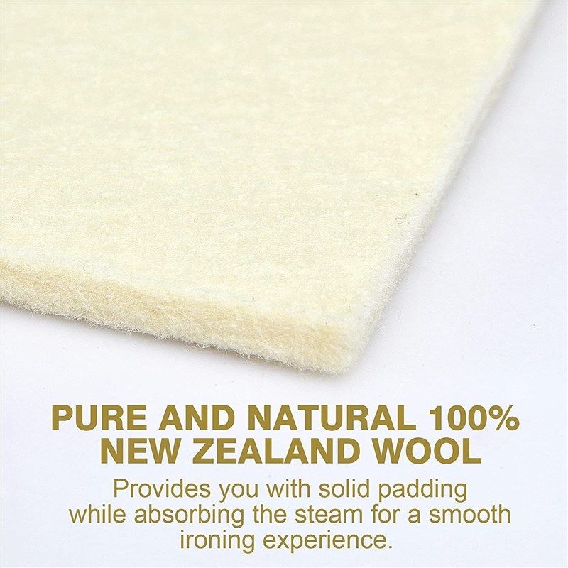 Rdutuok 16x56x3/8 Inch 100% New Zealand Wool Ironing Mat for