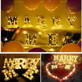 img 4 attached to 💍 Magical Marry Me Sign: Illuminate Your Special Moment with Light Up Neon Letters