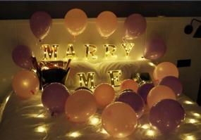 img 1 attached to 💍 Magical Marry Me Sign: Illuminate Your Special Moment with Light Up Neon Letters