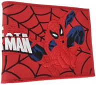 🦸 dynamic deadpool superhero material bifold wallet: essential boys' accessory logo