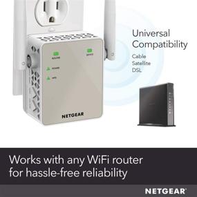 img 1 attached to 📶 NETGEAR EX6120 Wi-Fi Range Extender - Expand Coverage to 1500 Sq Ft, 25 Devices, AC1200 Dual Band Speed, Repeater & Booster with Compact Wall Plug Design