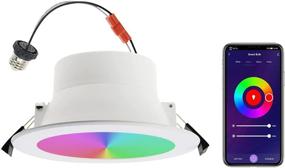 img 4 attached to 💡 Enhanced Industrial Electrical Downlights: Recessed 2700K - 6500K Compatible with Assistant