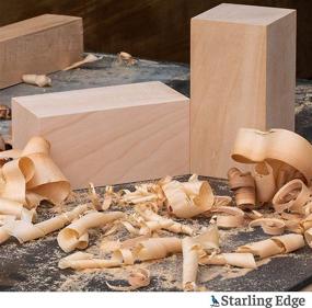 img 2 attached to 🪵 Basswood Carving Blocks (8 Pieces - 2" x 2" x 5") - Wood Carving Kit featuring Unfinished Whittling Wood Blanks