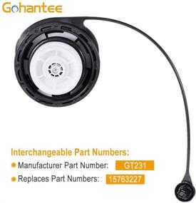 img 3 attached to Gohantee GT231 Gas Cap: Compatible with 1999-2003 Chevy Silverado, GMC Sierra, 2000-2003 Suburban, Tahoe, Yukon, 2002-2003 Escalade, Avalanche & More!