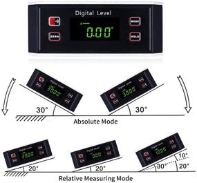 img 3 attached to 📏 Advanced Electronic Inclinometer Protractor: V Groove Backlight for Precision Measurements