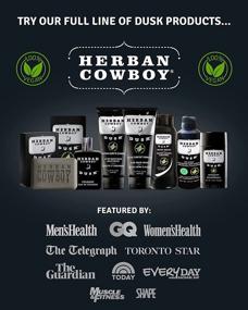 img 2 attached to 🌿 HERBAN COWBOY Dusk After Shave - 3.4 oz, Men's Aftershave with Aloe, Cucumber, and Carrot - Paraben-Free, Phthalate-Free, Certified Vegan