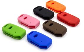img 2 attached to 🔑 LIGHTKOREA Fob Remote Smart Key Case Protector Silicone Cover for Kia Cars
