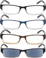 spring hinge reading glasses for women - cute and stylish ladies' readers from reducblu logo