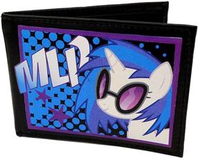 img 1 attached to My Little Pony Brony Bifold Wallet: DJ 🦄 P0N-3 'Vinyl Scratch' - Fashionable & Functional Wallet for Fans