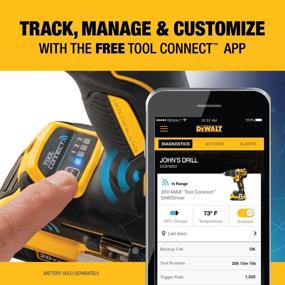 img 2 attached to 🔌 DEWALT DCD792B Connect COMPACT Driver: Unmatched Performance and Connectivity