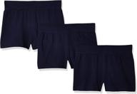 hanes little girls jersey shorts: stylish and comfortable girls' clothing for active days logo
