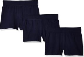 img 3 attached to Hanes Little Girls Jersey Shorts: Stylish and Comfortable Girls' Clothing for Active Days