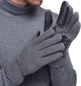 img 3 attached to 🧤 Lethmik Leather Touchscreen Fingers Texting Gloves