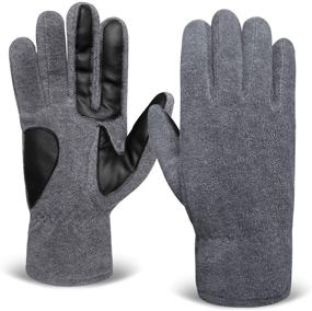 img 4 attached to 🧤 Lethmik Leather Touchscreen Fingers Texting Gloves