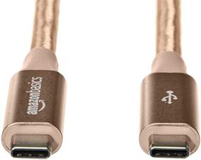 img 3 attached to Amazon Basics Двойной Четкой из Плетеного Найлона USB-C к USB-C 3