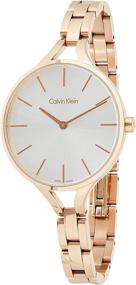 img 4 attached to ⌚ Calvin Klein Women's Stainless Steel Strap Watch K7E23646 - Analogue Quartz Timepiece