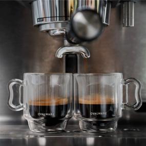 img 1 attached to OVALWARE Espresso Butterfly ☕ Handle Borosilicate: The Ultimate Brewing Experience