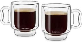 img 4 attached to OVALWARE Espresso Butterfly ☕ Handle Borosilicate: The Ultimate Brewing Experience