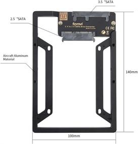 img 1 attached to Преобразователь дисков 2,5" в 3,5": безшовное решение для внутреннего обновления твердотельного накопителя