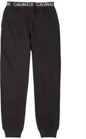 img 1 attached to Calvin Klein Joggers FA21Logo 12 Boys' Clothing in Pants