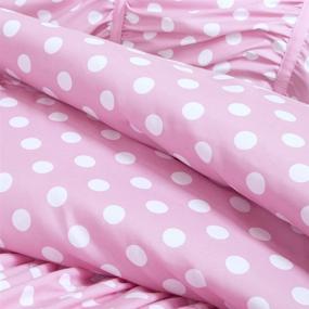 img 1 attached to 🛏️ Набор одеяла Mizone Lia из 3 предметов в розовом цвете - размер Twin/Twin X-Large: идеальное сочетание стиля и комфорта