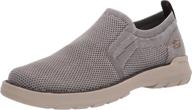 skechers usa mens doveno oswyn rounded men's shoes for loafers & slip-ons logo