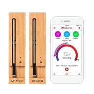 meater 2 unit bundle - save $9 , the ultimate true wireless smart meat thermometer for oven, grill, kitchen, bbq, smoker, and rotisserie with bluetooth and wifi digital connectivity logo