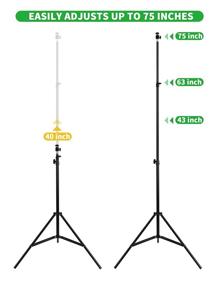 img 1 attached to Adjustable Portable Stand and Holder for KRX Infrared Thermometers - Ideal for K2, K3, K3 Pro Models, Wall Mounted Non-Contact Thermometers, Cameras, & More