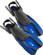 🏊 ocean reef - duo fins - lightweight fins for snorkeling, swimming, and easy travel & packing logo