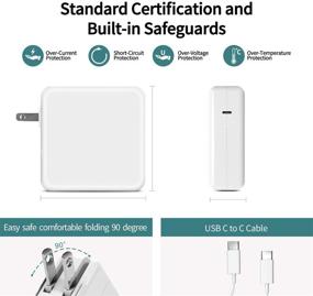 img 1 attached to 💡 87W USB C Power Adapter Replacement for Mac Book Pro & Air After 2016, Samsung/Nintendo Switch/ASUS/Dell Compatible