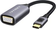 🔌 ivanky usb c to vga adapter - male to female type c to vga adapter, compatible with macbook pro/air, surface book 2, lenovo, dell, samsung galaxy, huawei matebook логотип