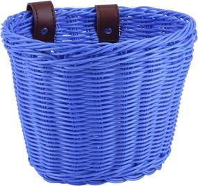 img 3 attached to YMhoart Kids Bike Basket: Front Tricycle Baskets for Boys & 🚲 Girls - Small Scooter Accessories & Crafts Kit - Perfect Bike Decor!