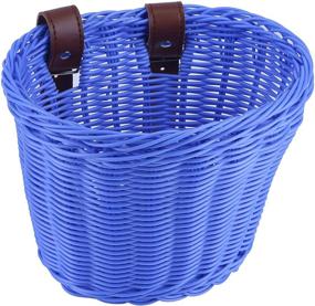 img 4 attached to YMhoart Kids Bike Basket: Front Tricycle Baskets for Boys & 🚲 Girls - Small Scooter Accessories & Crafts Kit - Perfect Bike Decor!