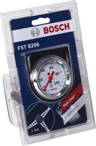 img 1 attached to 🔍 Actron SP0F000044 Bosch Style Line 2-inch Mechanical Oil Pressure Gauge - White Dial Face with Chrome Bezel