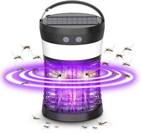 img 4 attached to 🦟 okk Bug Zapper: Portable Electronic Mosquito Killer & Solar Insect Killer Lantern - 9 Hours Working Time, 360° Outdoor Mosquito Trap for Home, Garden, Camping & Fishing