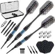 🎯 enhance your dart game with the viper bobcat adjustable weight soft tip darts + travel case logo