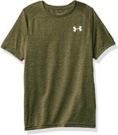 👕 boys' black under armour short sleeve t-shirt: clothing for an active lifestyle logo