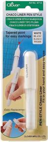 img 3 attached to Clover White Chaco Liner: Precise Marking Tool, Pack of 1 - A Must-Have for Sewing and Crafts