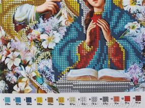 img 1 attached to Embroidery Annunciation Needlepoint Handcraft Tapestry